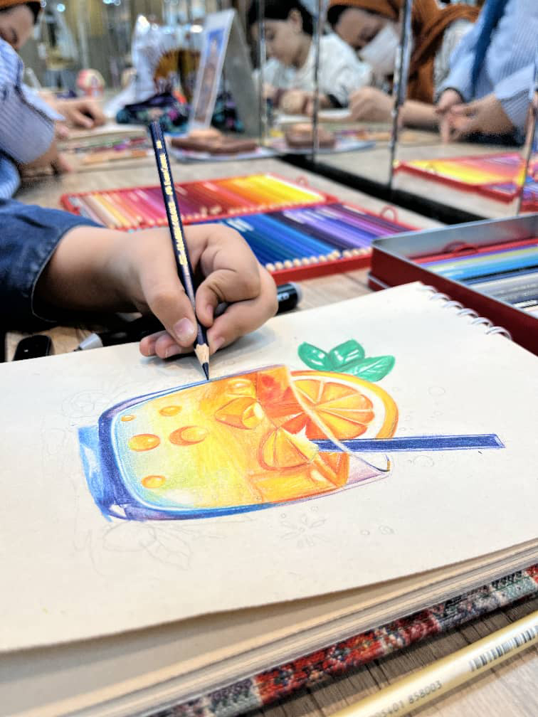 آموزش نقاشی سیاه قلم کودکان